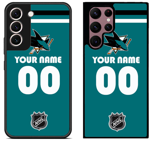 Custom Personalized San Jose Sharks NHL Samsung Galaxy S22 | S22+ | S22 Ultra Case