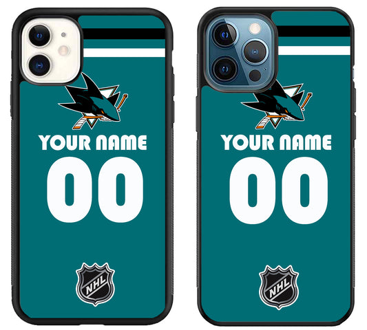 Custom Personalized San Jose Sharks NHL iPhone 11 | 11 Pro | 11 Pro Max Case