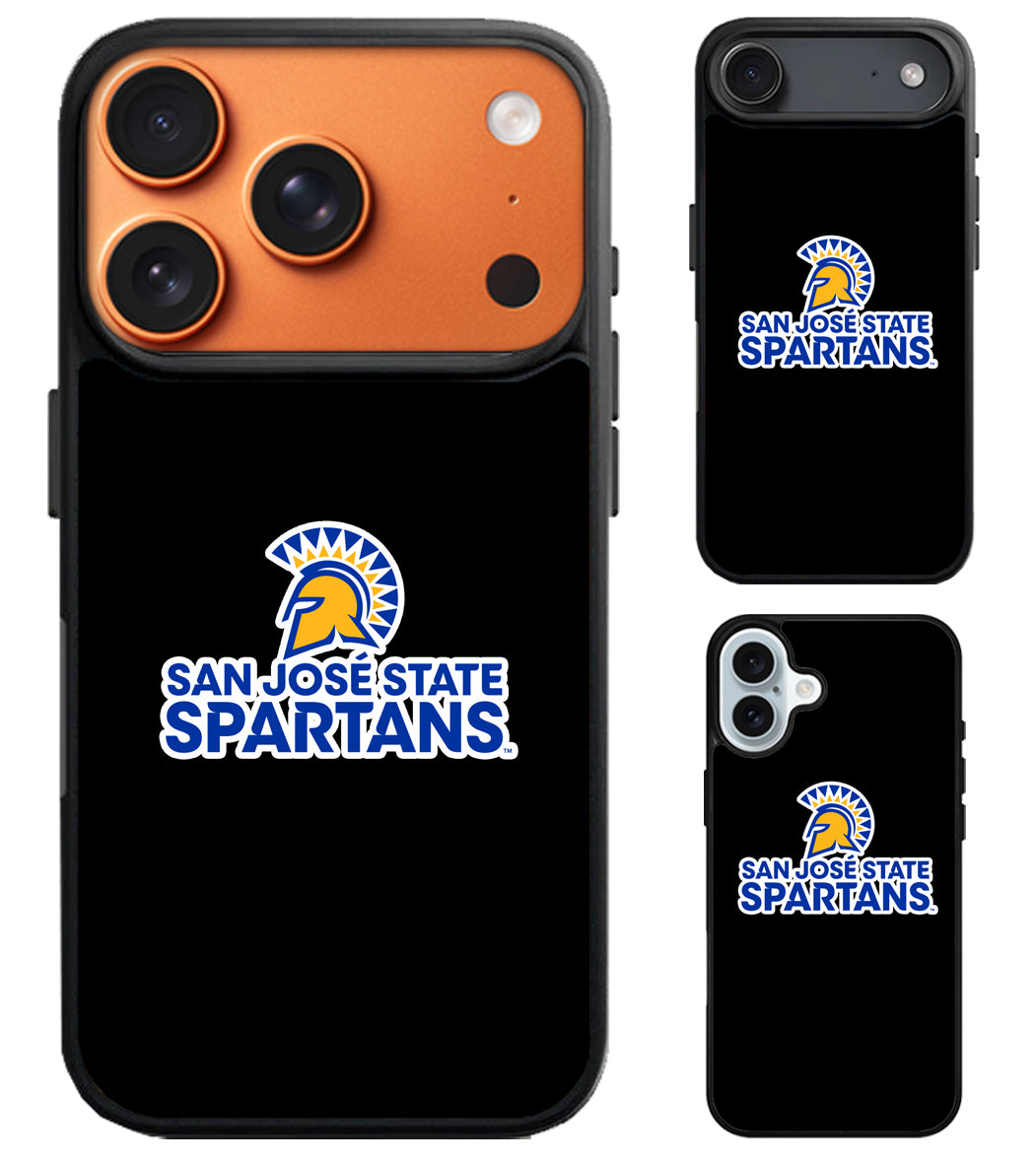San Jose State Spartans Black iPhone Air | iPhone 17 | 17 Pro | 17 Pro Max Case