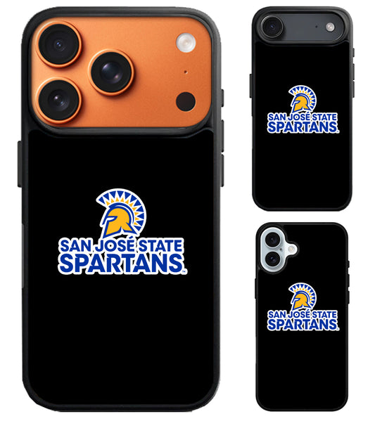 San Jose State Spartans Black iPhone Air | iPhone 17 | 17 Pro | 17 Pro Max Case