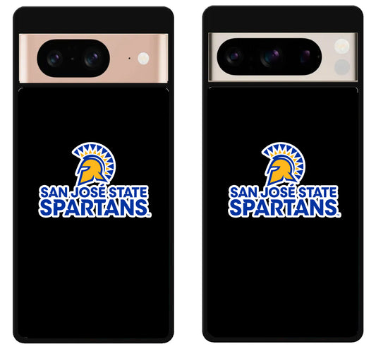 San Jose State Spartans Black Google Pixel 8 | 8 Pro Case