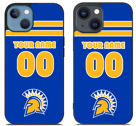 Custom Personalized San Jose State Spartans iPhone 15 | iPhone 15 Plus Case