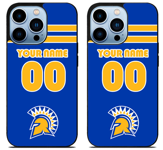 Custom Personalized San Jose State Spartans iPhone 15 Pro | iPhone 15 Pro Max Case