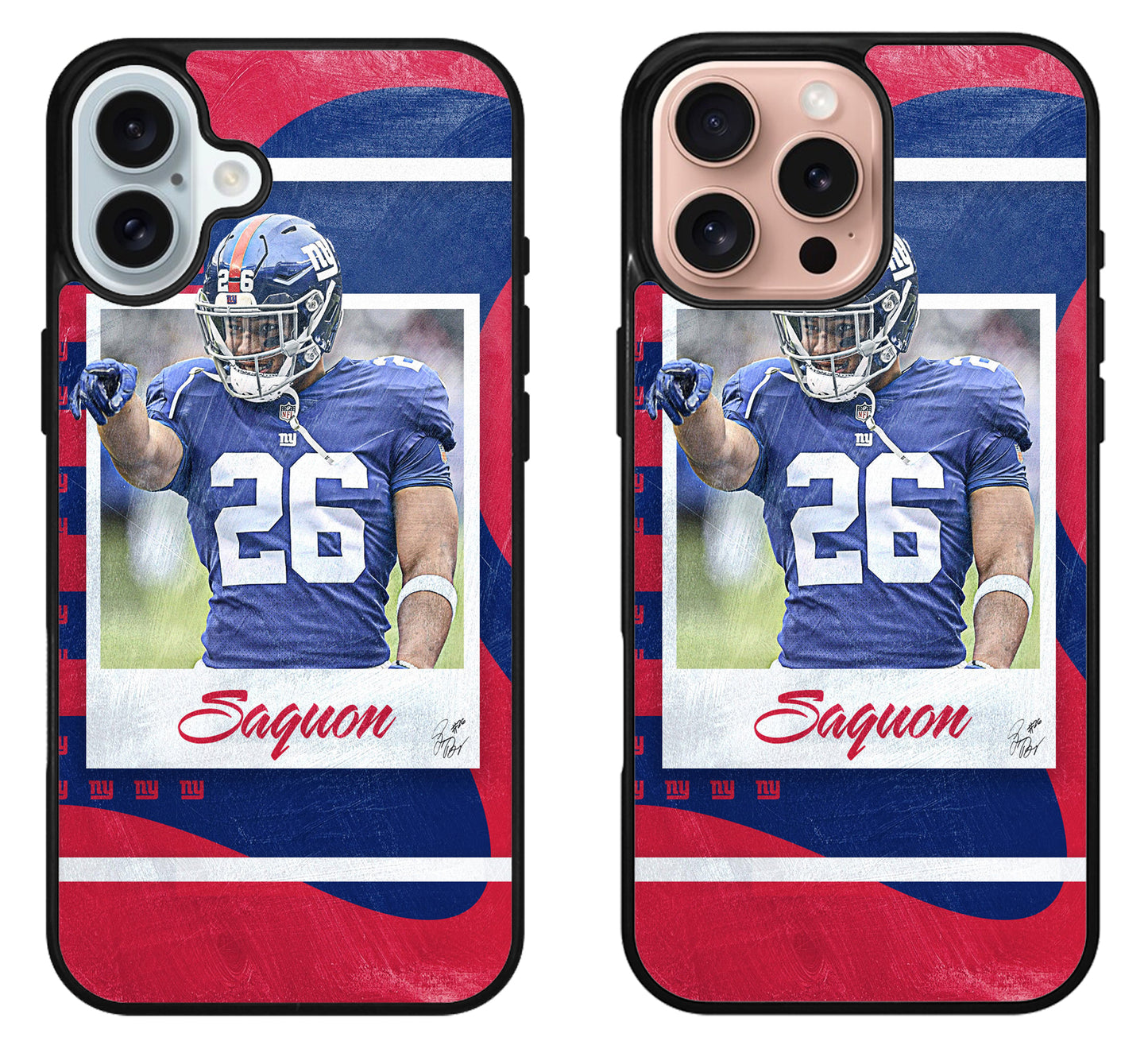 Saquon Barkley NFL New York Giants iPhone 16 | 16 Plus | 16 Pro | 16 Pro Max Case