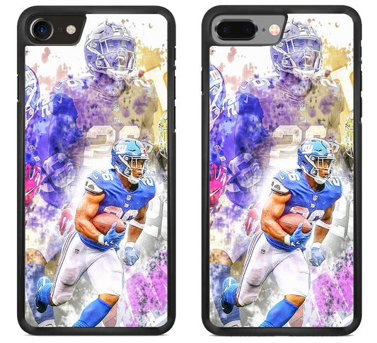 Saquon Barkley New York Giants Artwork iPhone 8 | 8 Plus Case