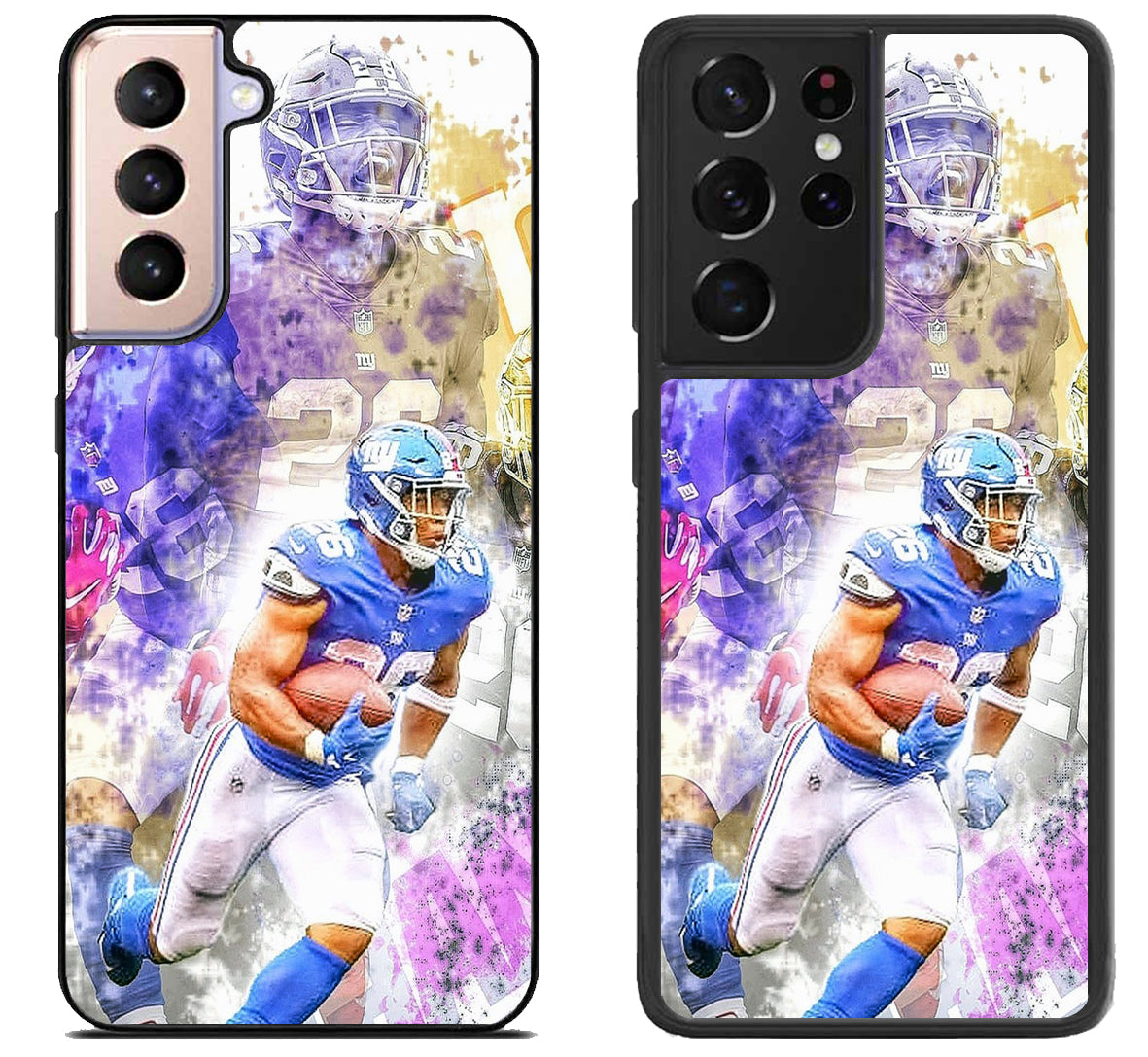 Saquon Barkley New York Giants Artwork Samsung Galaxy S21 | S21 FE | S21+ | S21 Ultra Case