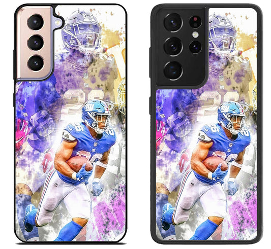 Saquon Barkley New York Giants Artwork Samsung Galaxy S21 | S21 FE | S21+ | S21 Ultra Case