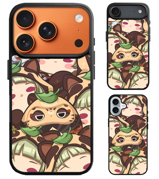 Sayu genshin impact Collage iPhone Air | iPhone 17 | 17 Pro | 17 Pro Max Case