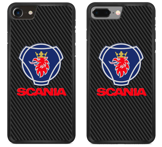 Scania Logo Black Carbon iPhone 8 | 8 Plus Case