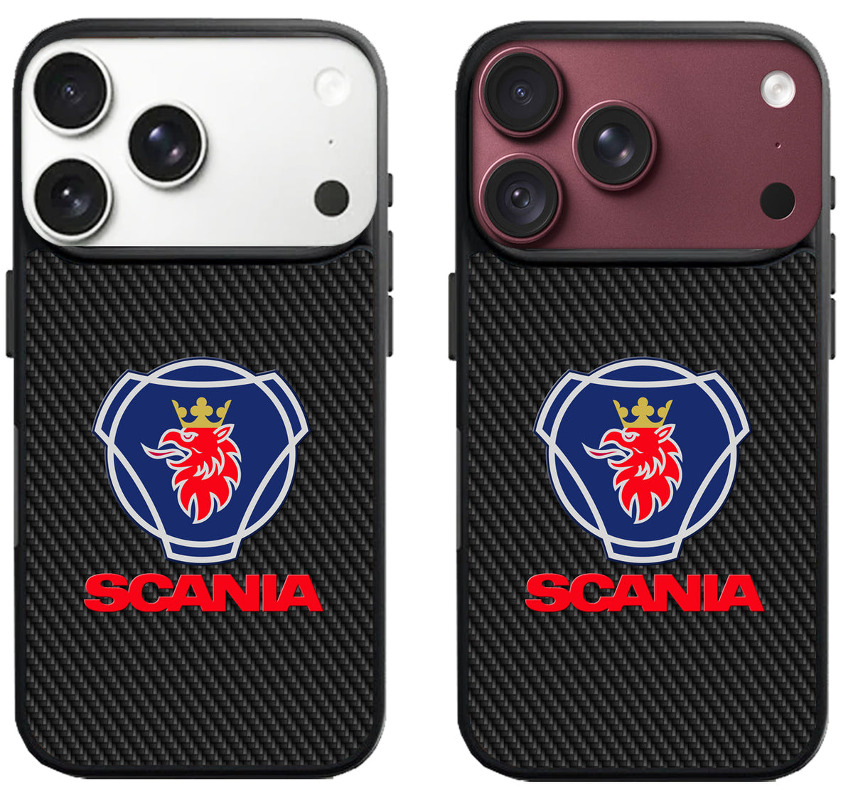 Scania Logo Black Carbon iPhone 18 Pro | 18 Pro Max Case