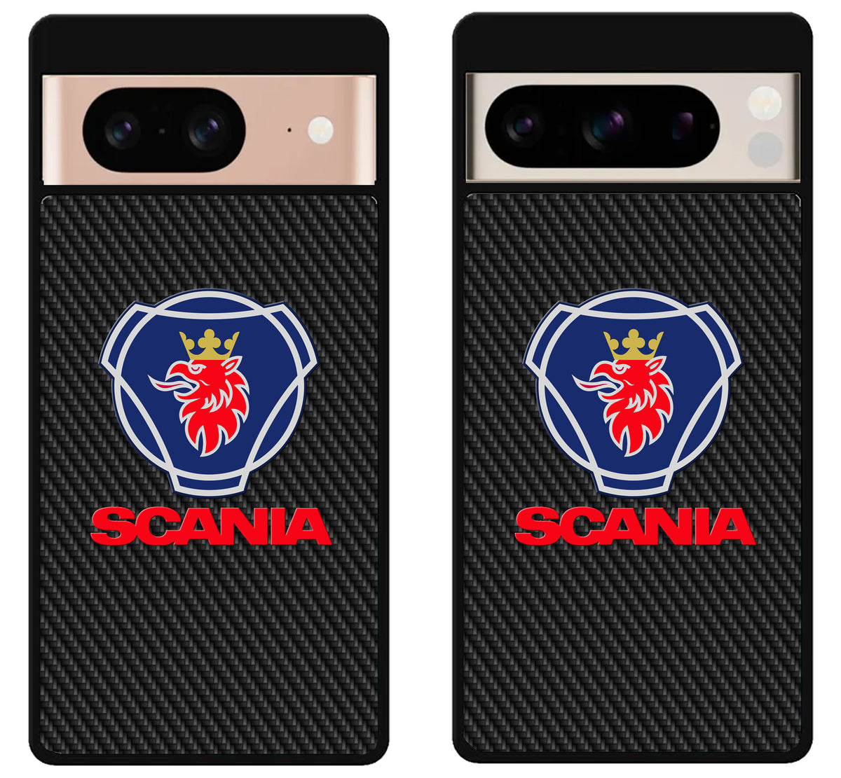 Scania Logo Black Carbon Google Pixel 8 | 8 Pro Case
