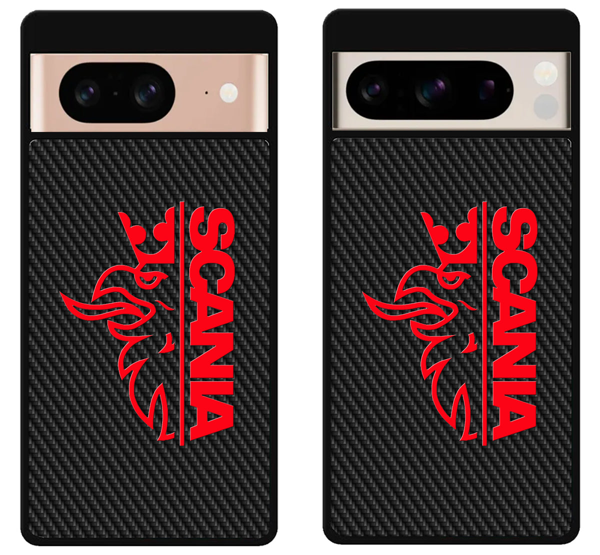 Scania Red Logo Carbon Google Pixel 8 | 8 Pro Case