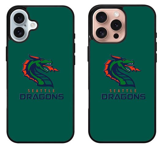 Seattle Dragons Cover iPhone 16 | 16 Plus | 16 Pro | 16 Pro Max Case