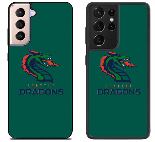 Seattle Dragons XFL Cover Samsung Galaxy S21 | S21 FE | S21+ | S21 Ultra Case