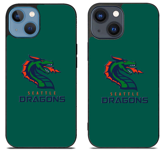Seattle Dragons XFL Cover iPhone 15 | iPhone 15 Plus Case