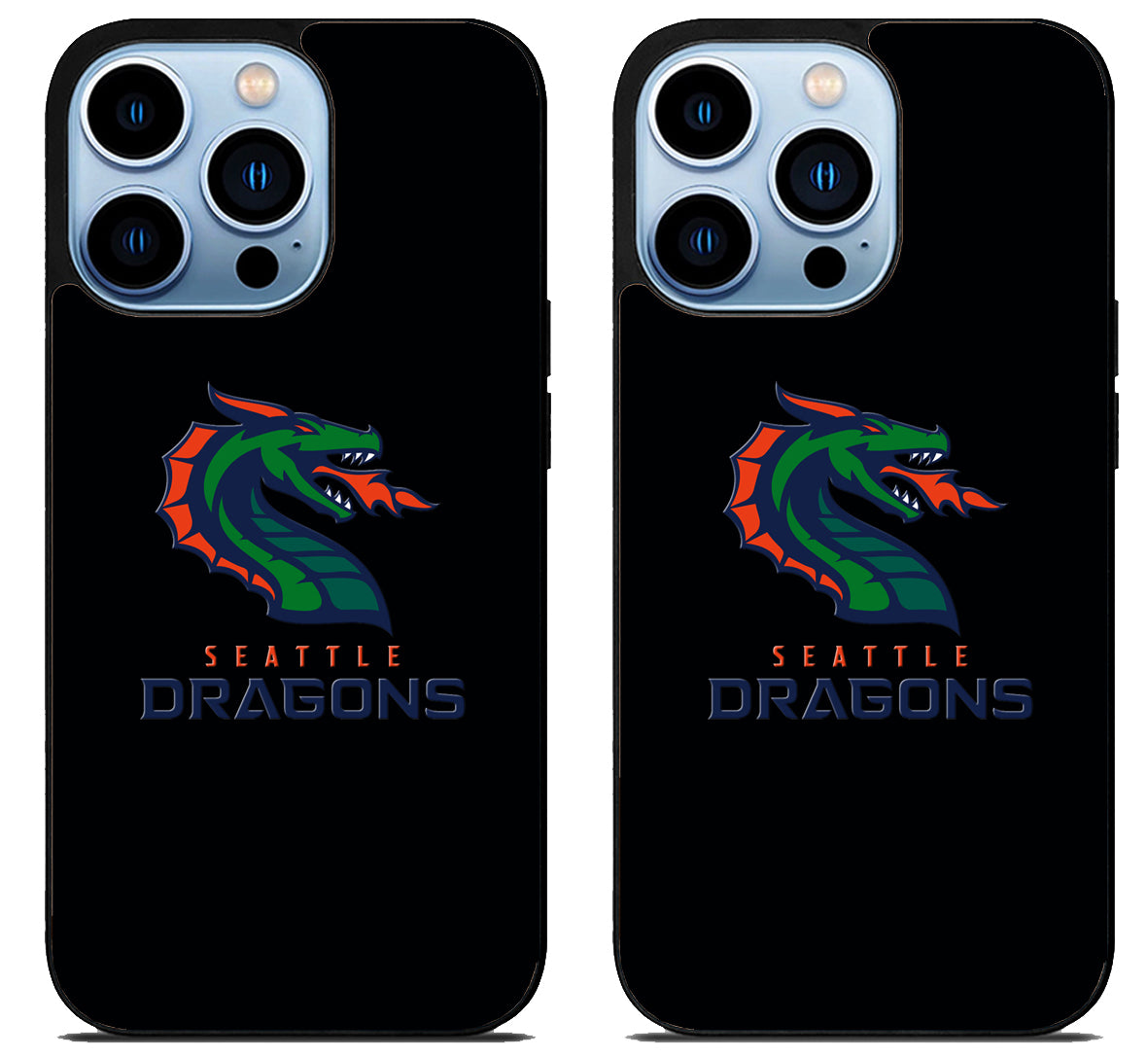 Seattle Dragons Logo iPhone 15 Pro | iPhone 15 Pro Max Case