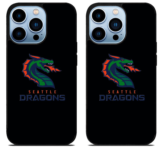 Seattle Dragons Logo iPhone 15 Pro | iPhone 15 Pro Max Case