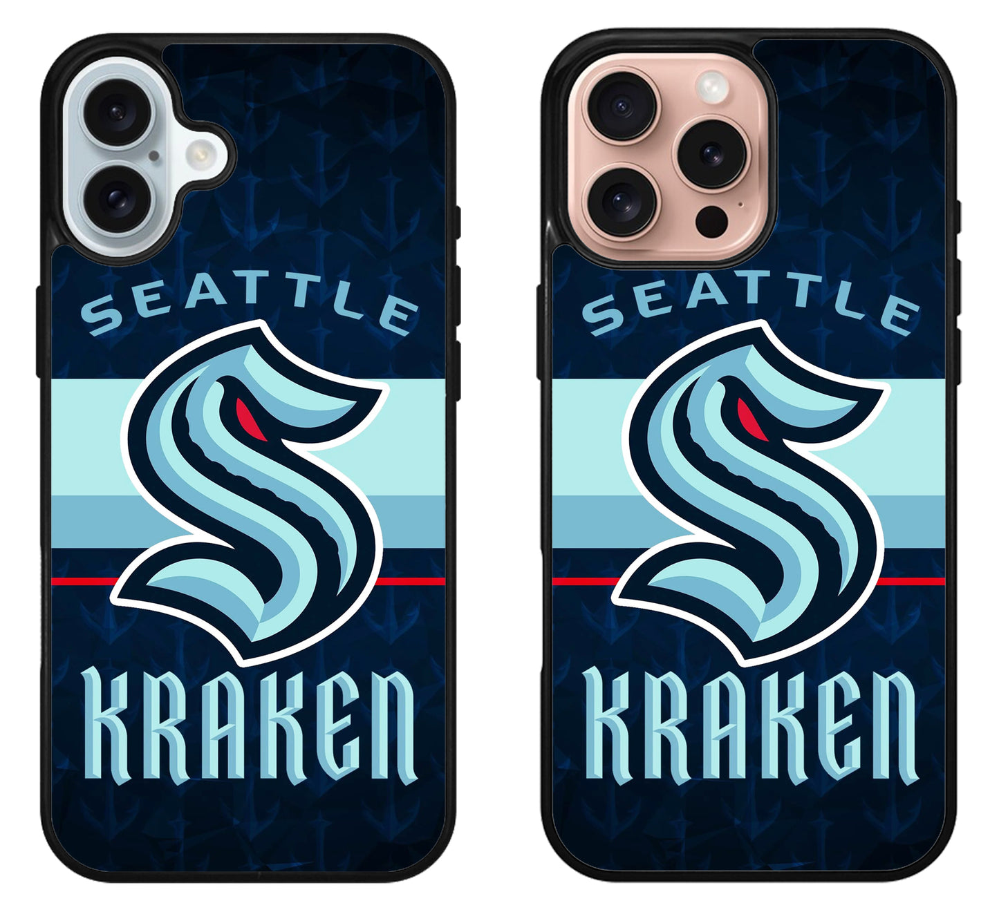 Seattle Kraken Background iPhone 16 | 16 Plus | 16 Pro | 16 Pro Max Case