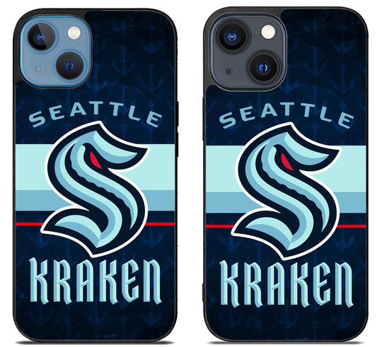 Seattle Kraken Background iPhone 15 | iPhone 15 Plus Case