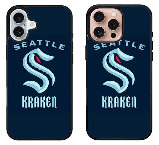 Seattle Kraken Cover iPhone 16 | 16 Plus | 16 Pro | 16 Pro Max Case