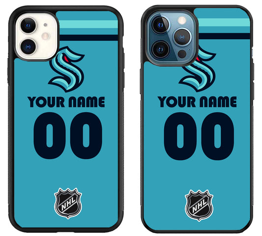 Custom Personalized Seattle Kraken NHL iPhone 11 | 11 Pro | 11 Pro Max Case