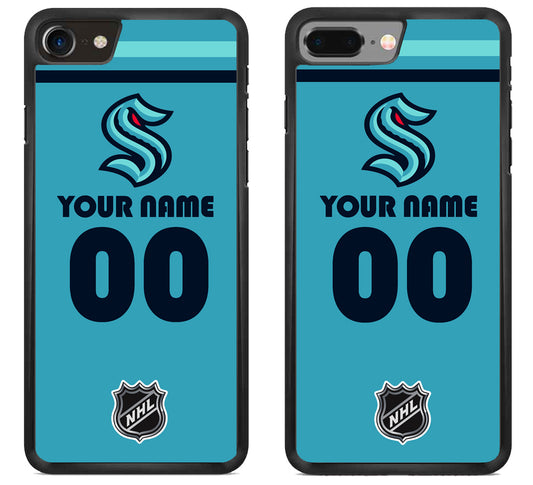 Custom Personalized Seattle Kraken NHL iPhone 8 | 8 Plus Case