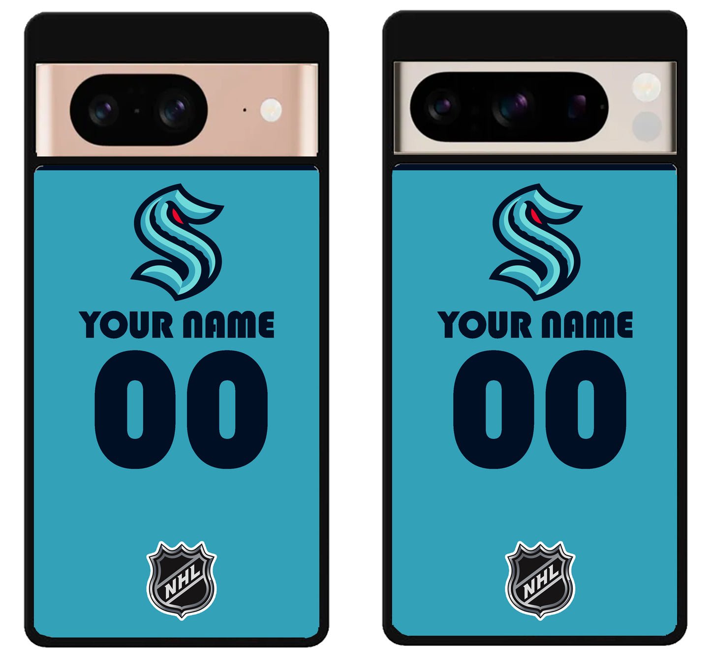 Custom Personalized Seattle Kraken NHL Google Pixel 8 | 8 Pro Case