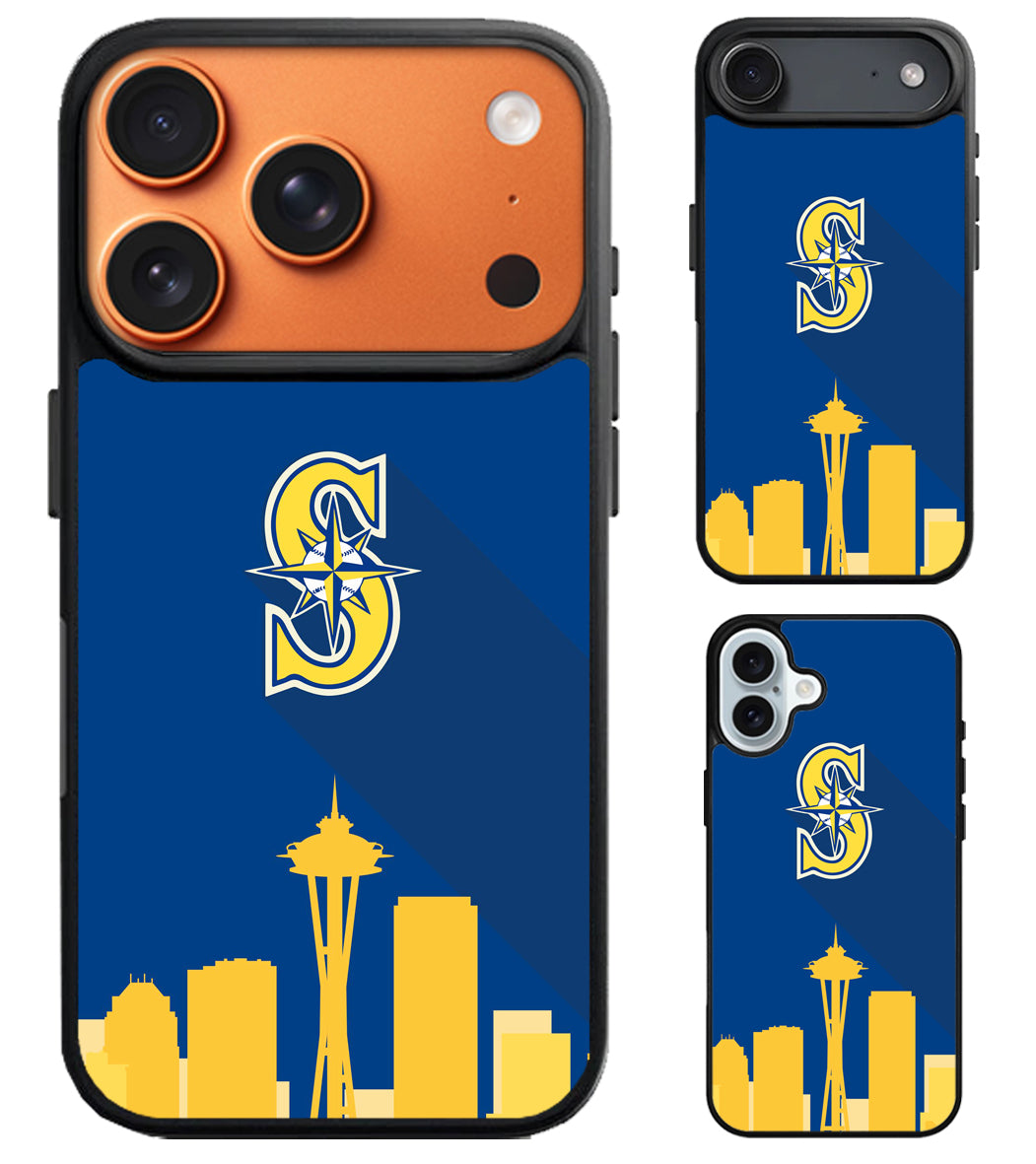 Seattle Mariners Colorfull iPhone Air | iPhone 17 | 17 Pro | 17 Pro Max Case