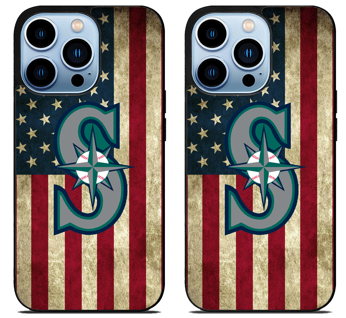 Seattle Mariners Flag iPhone 15 Pro | iPhone 15 Pro Max Case