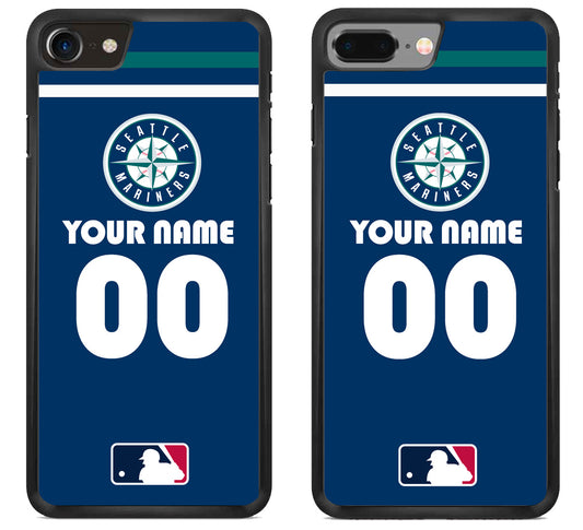 Custom Personalized Seattle Mariners MLB iPhone 8 | 8 Plus Case