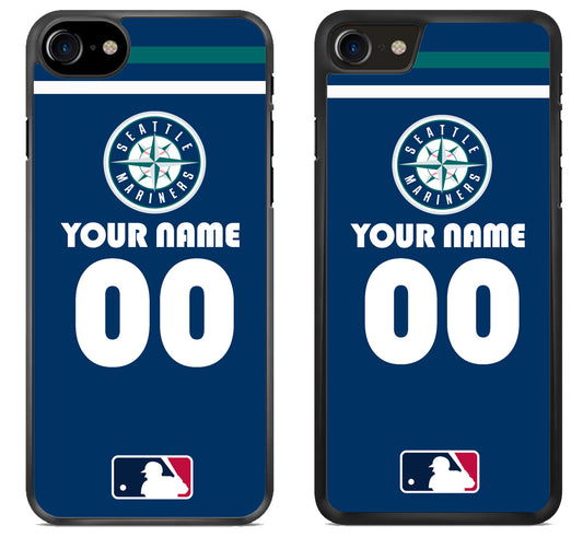Custom Personalized Seattle Mariners MLB iPhone SE 2020 | iPhone SE 2022 Case