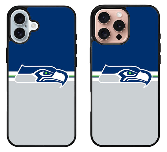 Seattle Seahawks Colorfull iPhone 16 | 16 Plus | 16 Pro | 16 Pro Max Case