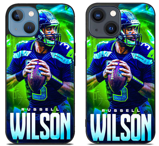 Seattle Seahawks Russell Wilson iPhone 15 | iPhone 15 Plus Case