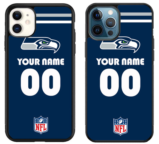 Custom Personalized Seattle Seahawks NFL iPhone 11 | 11 Pro | 11 Pro Max Case