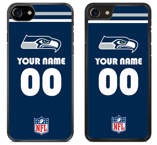 Custom Personalized Seattle Seahawks NFL iPhone SE 2020 | iPhone SE 2022 Case