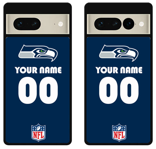Custom Personalized Seattle Seahawks NFL Google Pixel 7 | 7 Pro Case