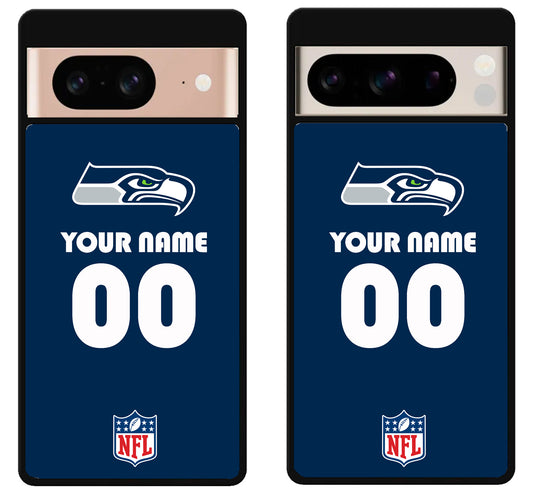Custom Personalized Seattle Seahawks NFL Google Pixel 8 | 8 Pro Case