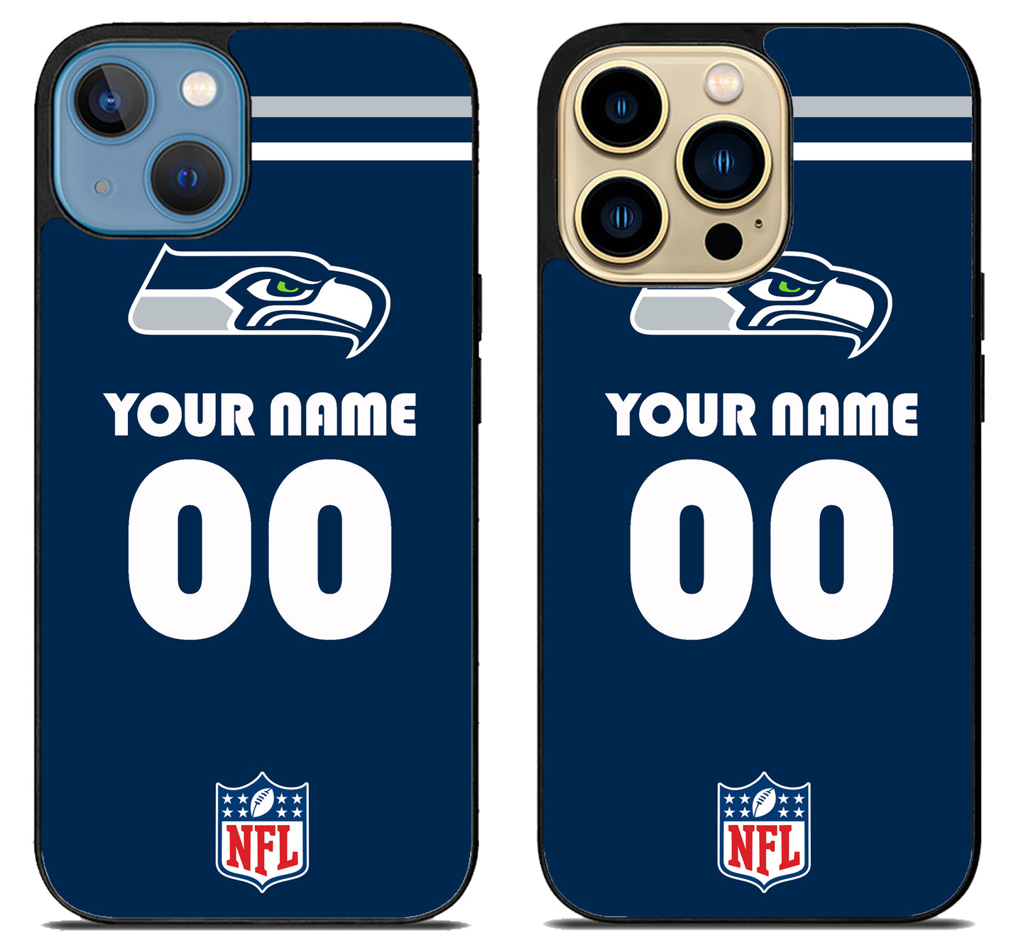 Custom Personalized Seattle Seahawks NFL iPhone 14 | 14 Plus | 14 Pro | 14 Pro Max Case