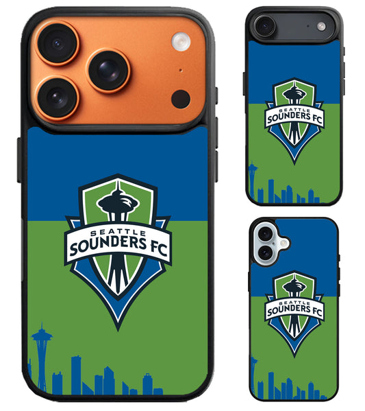 Seattle Sounders FC Logo iPhone Air | iPhone 17 | 17 Pro | 17 Pro Max Case