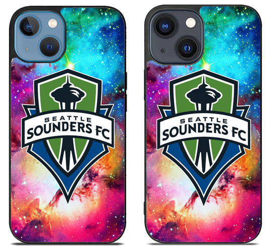 Seattle Sounders Galaxy iPhone 15 | iPhone 15 Plus Case