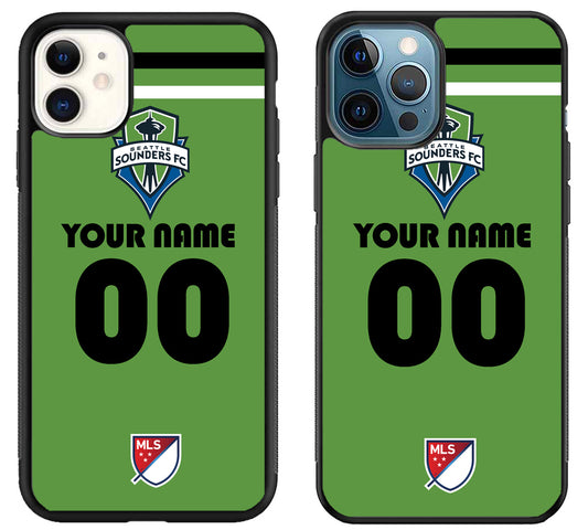 Custom Personalized Seattle Sounders MLS iPhone 11 | 11 Pro | 11 Pro Max Case