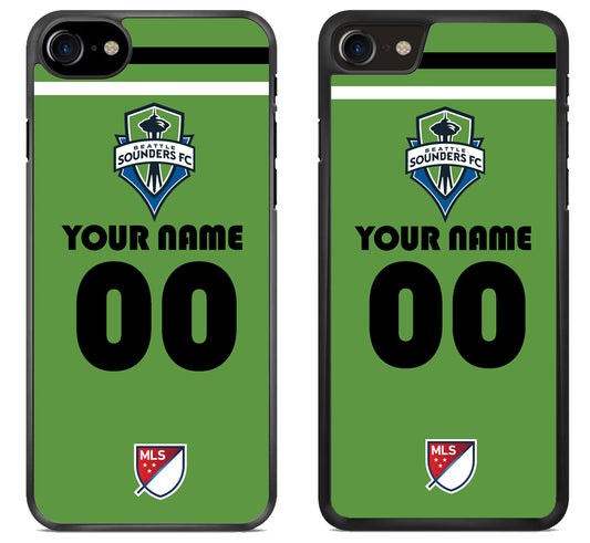 Custom Personalized Seattle Sounders MLS iPhone SE 2020 | iPhone SE 2022 Case