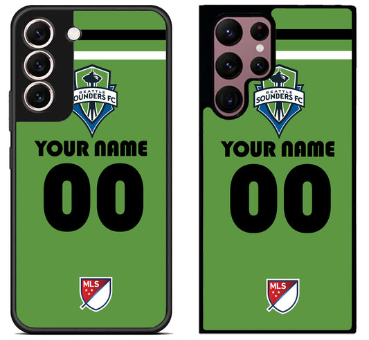 Custom Personalized Seattle Sounders MLS Samsung Galaxy S22 | S22+ | S22 Ultra Case