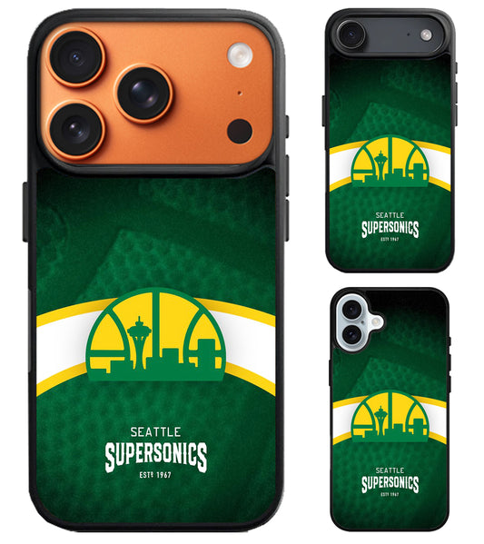 Seattle Supersonics iPhone Air | iPhone 17 | 17 Pro | 17 Pro Max Case