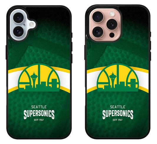 Seattle Supersonics Logo iPhone 16 | 16 Plus | 16 Pro | 16 Pro Max Case