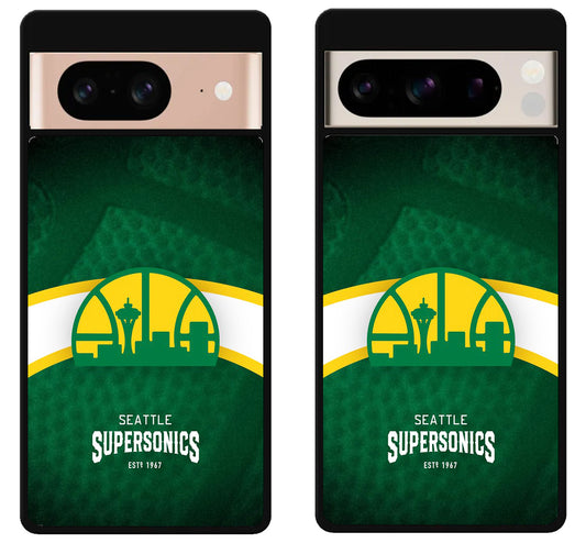 Seattle Supersonics Logo Google Pixel 8 | 8 Pro Case