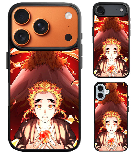 Senjuro Rengoku demon slayer iPhone Air | iPhone 17 | 17 Pro | 17 Pro Max Case