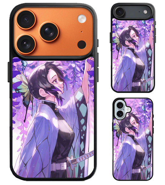 Shinobu Kocho Anime demon slayer iPhone Air | iPhone 17 | 17 Pro | 17 Pro Max Case