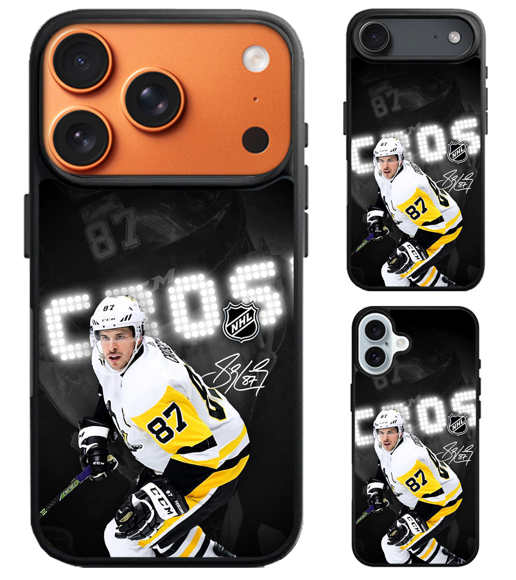 Sidney Crosby Pittsburgh Penguins Signature iPhone Air | iPhone 17 | 17 Pro | 17 Pro Max Case