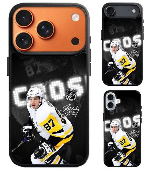 Sidney Crosby Pittsburgh Penguins Signature iPhone Air | iPhone 17 | 17 Pro | 17 Pro Max Case